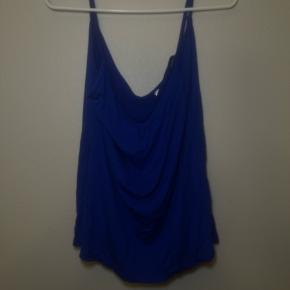 Royal Blue Plunge V-Neck Camisole